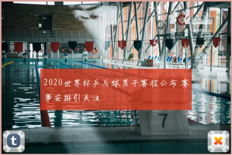 2020世界杯乒乓球男子赛程公布 赛事安排引关注