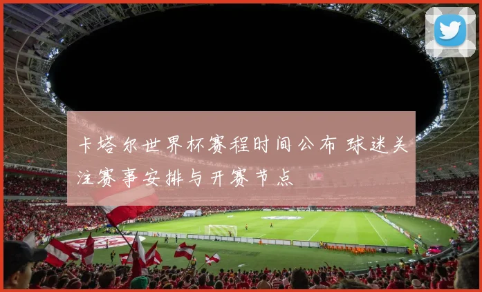 卡塔尔世界杯赛程时间公布 球迷关注赛事安排与开赛节点